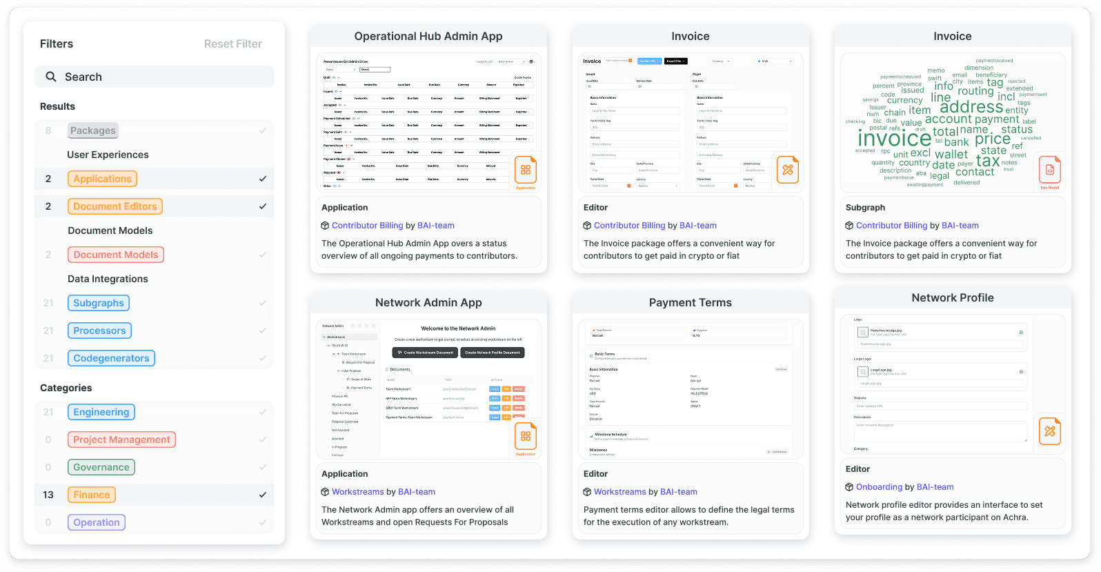 Vetra Package Library