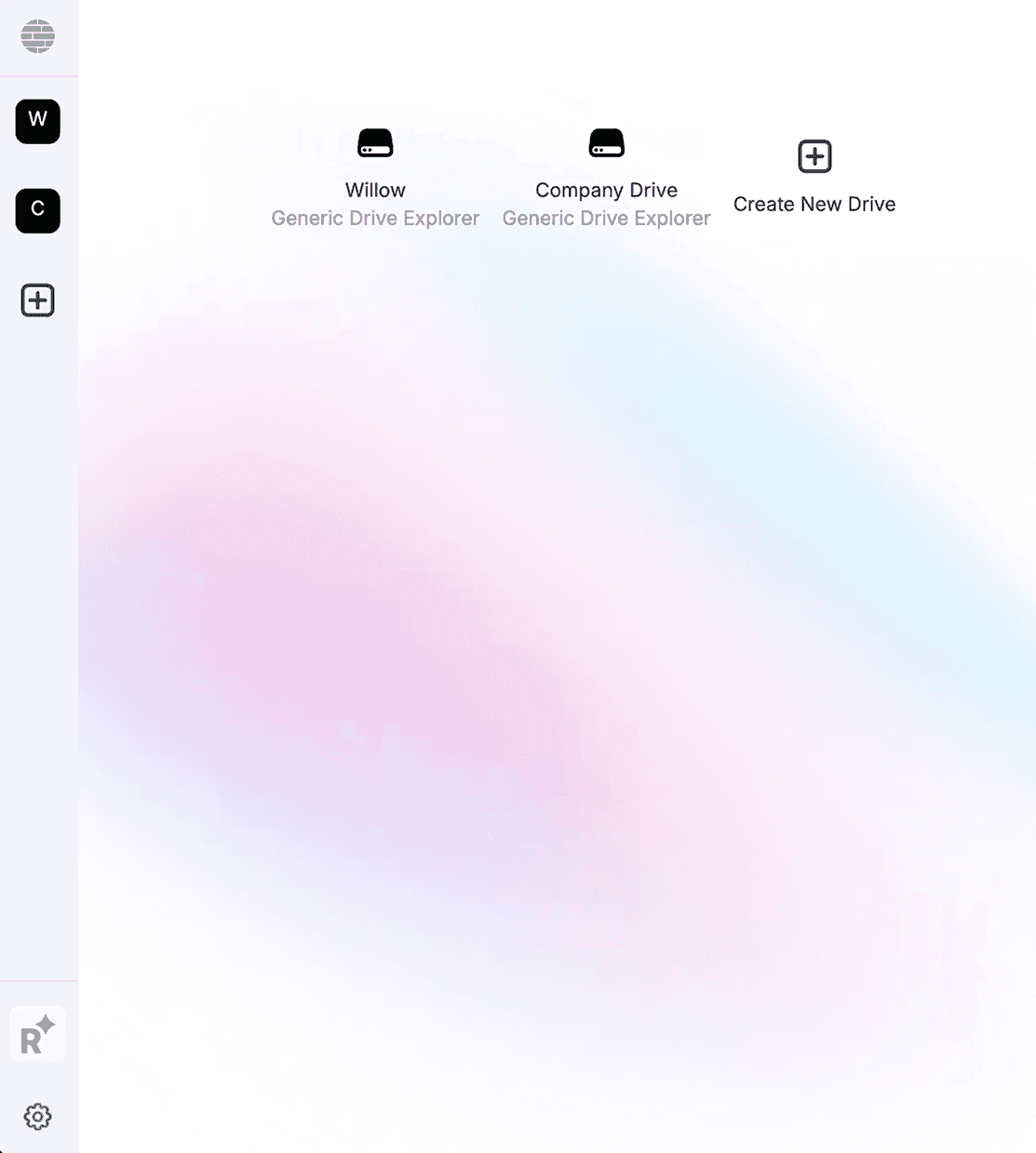 Connect application screenshot
